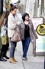 Pictures of Katie Holmes and Isabella Cruise Getting Lunch in LA