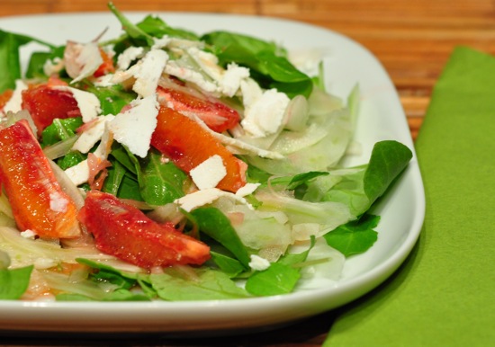 Arugula Salad With Blood Oranges and Fennel Arugula Salad With Blood Oranges and Fennel