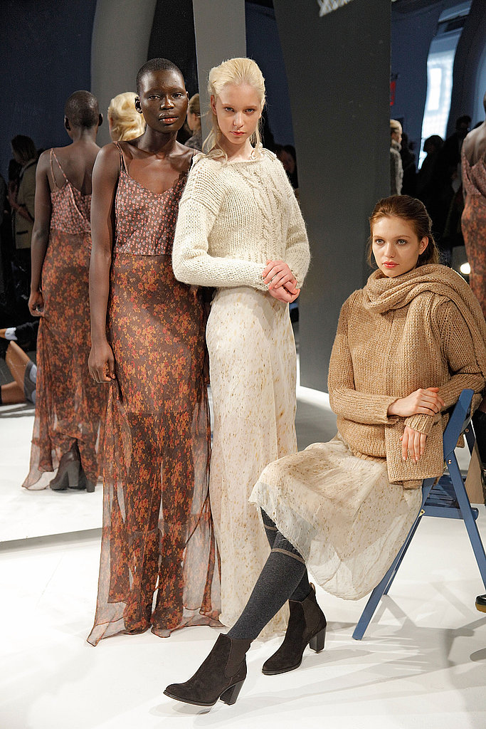 Cozy Knits and Muted Florals Populate John Patrick's Fall 2011 Organic Collection Cozy Knits and Muted Florals Populate John Patrick's Fall 2011 Organic Collection