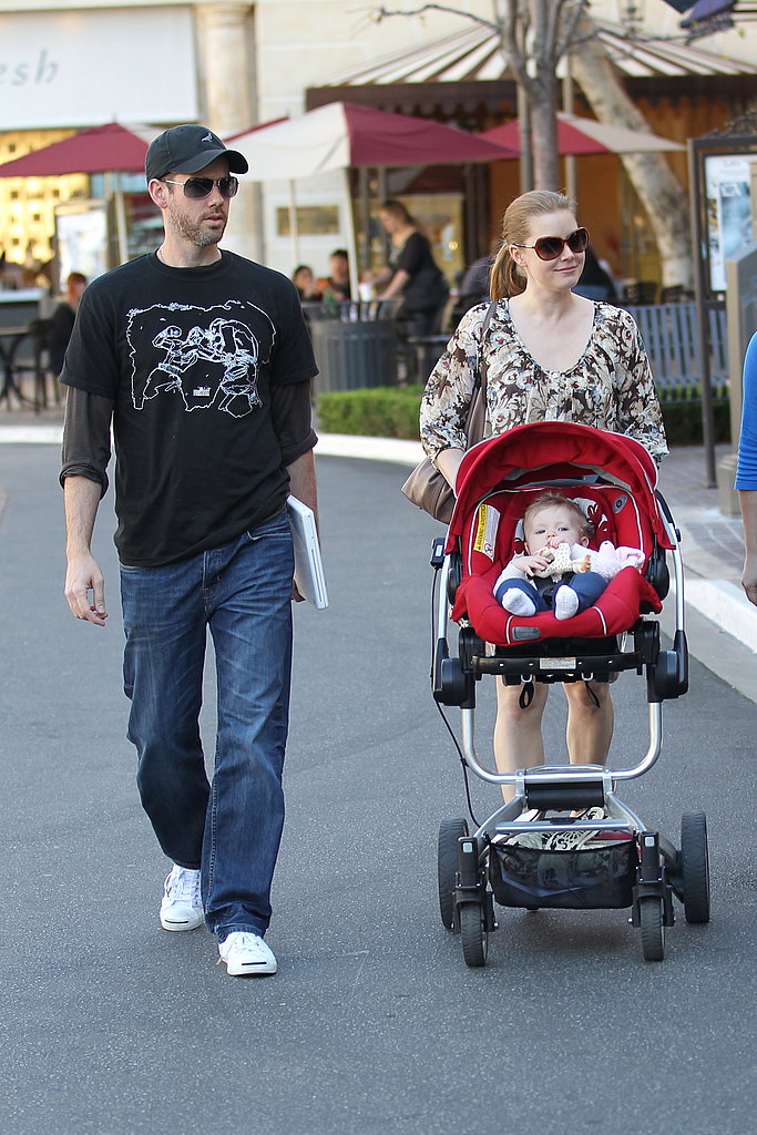 Amy Adams and Darren Le Gallo Take Little Aviana Out For a Pre-Oscars Shop and Stroll Amy Adams and Darren Le Gallo Take Little Aviana Out For a Pre-Oscars Shop and Stroll