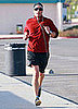 Pictures of Matthew McConaughey Jogging in Malibu