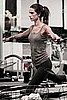 Pictures of Alessandra Ambrosio Taking Pilates Class