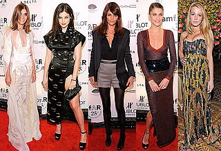Celebrities at amfAR Gala at New York Fashion Week