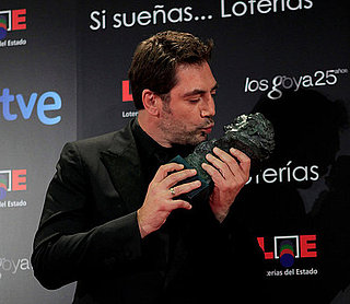 Pictures of Javier Bardem Accepting His 2011 Goya Award For Biutiful