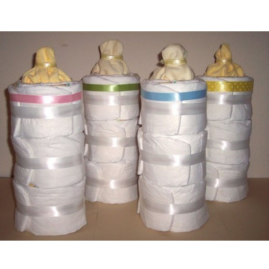Nappy Art: 23 Diaper Cakes to Dazzle Your Shower Guests