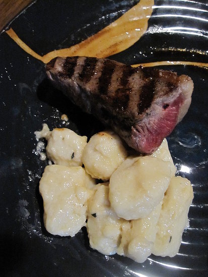 Buffalo Steak and Ricotta Gnocchi