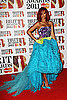 Pictures of Rihanna at the 2011 Brit Awards Red Carpet
