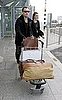 Pictures of Jude Law Arriving in London to See Sienna Miller