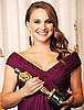 Natalie Portman Calls Her Baby A "Little Dancer" In the Oscar Press Room