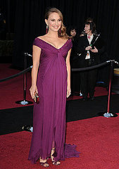 Pictures of Natalie Portman in Purple Rodarte at the 2011 Oscars