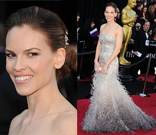 Hilary Swank in Gucci at Oscars 2011