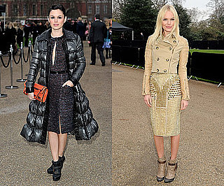 Rachel Bilson and Kate Bosworth at London Fashion Week