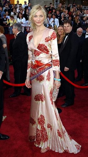 Cameron Diaz in Emanuel Ungaro couture, 2002
Cameron Diaz in Emanuel Ungaro couture, 2002
