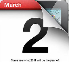 iPad 2 Launch Event on March 2 iPad 2 Launch Event on March 2