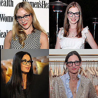 Celebrities Wear Geek-Chic Glasses Trend