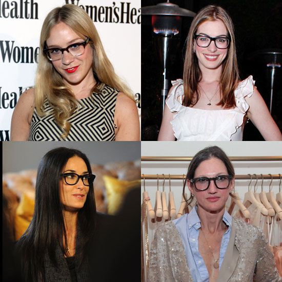 Celebrities Wear Geek-Chic Glasses Trend Celebrities Wear Geek-Chic Glasses Trend