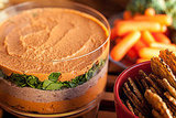Sun-Dried Tomato and Chili Walnut Layered Dip Sun-Dried Tomato and Chili Walnut Layered Dip