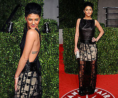 Jessica Szohr Vanity Fair Oscar Party 2011