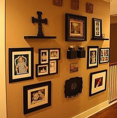 Photos of Gallery Walls and Ideas For Hanging Art