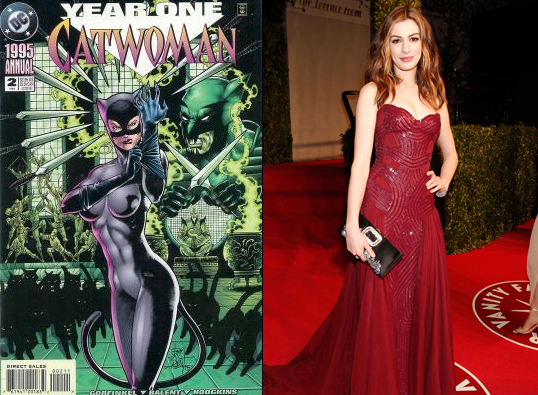 Anne Hathaway as Catwoman Anne Hathaway as Catwoman