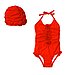 Retro Bathing Suit and Swim Cap