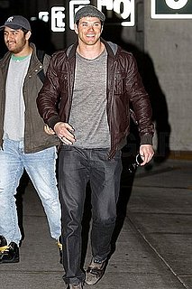 Pictures of Twilight's Kellan Lutz Arriving in Vancouver to Film Breaking Dawn