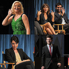 Pictures of Amy Poehler, Rashida Jones, Adam Scott, Aziz Ansari, and Aubrey Plaza at a Parks and Recreation Panel Pictures of Amy Poehler, Rashida Jones, Adam Scott, Aziz Ansari, and Aubrey Plaza at a Parks and Recreation Panel