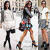 Paris Street Style: Women Show Off Legs in Miniskirts