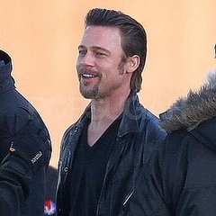 Pictures of Brad Pitt Filming Cogan's Trade as Angelina Jolie Expands Her Jewellery Line Pictures of Brad Pitt Filming Cogan's Trade as Angelina Jolie Expands Her Jewellery Line