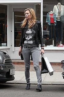 Pictures of Kate Moss Shopping at Zadig and Voltaire in London