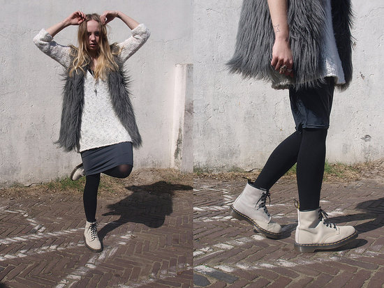 Black Grey White