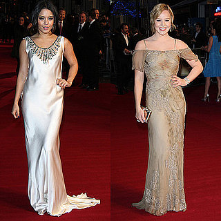 Photos of Vanessa Hudgens and Abbie Cornish Wearing Alberta Ferretti at UK Sucker Punch Premiere