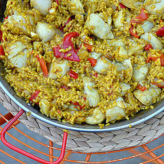 Simple Scallop Paella Recipe