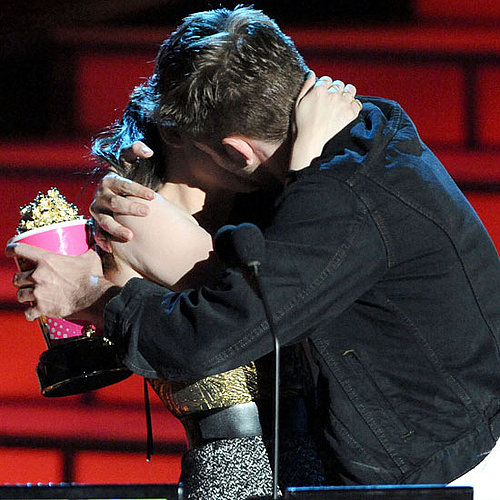 Kristen Stewart and Robert Pattinson shared a real kiss at the MTV Movie Awards in June 2010 in LA.
Kristen Stewart and Robert Pattinson shared a real kiss at the MTV Movie Awards in June 2010 in LA.