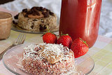 5 minute Strawberry Quinoa Flake Bake 5 minute Strawberry Quinoa Flake Bake