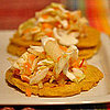 Cheese Pupusa with Crunchy Slaw