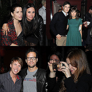 Courteney Cox at Scream 4 Afterparty With Josh Hopkins
