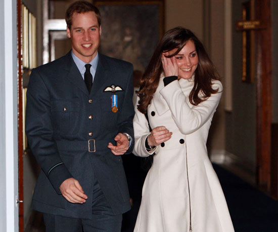 In April 2008, Kate was there to toast William when he graduated from the Royal Air Force.
In April 2008, Kate was there to toast William when he graduated from the Royal Air Force.