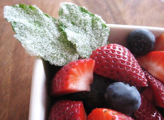 Crystallized Mint Leaves - Perfect for Earth Day