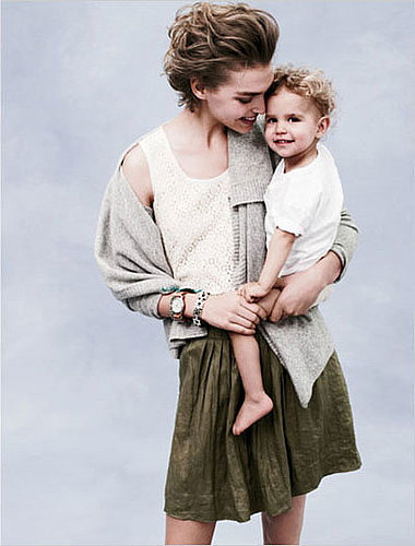 Arizona Muse and Two-Year-Old Son Nikko Model for J.Crew's May 2011 Catalogue