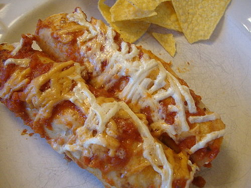 Potato and Kale Enchiladas