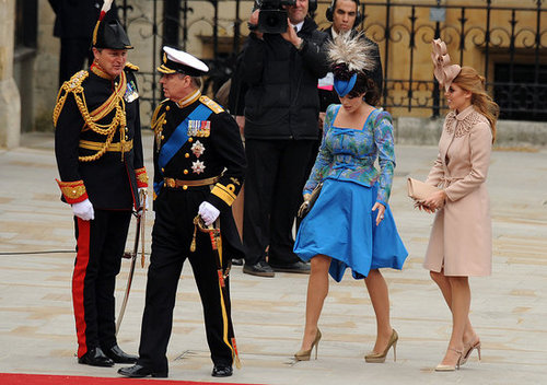 Princesses Beatrice and Eugenie Arrive at the Royal Wedding Princesses Beatrice and Eugenie Arrive at the Royal Wedding