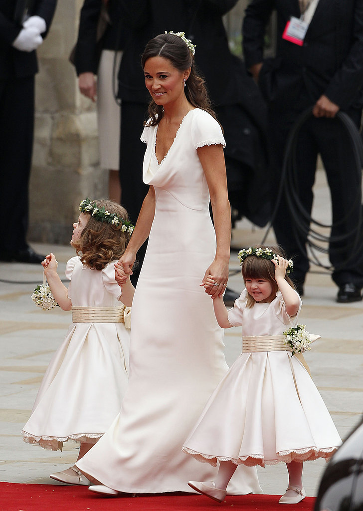 Pippa Middleton Wears Ivory Alexander McQueen to the Royal Wedding Pippa Middleton Wears Ivory Alexander McQueen to the Royal Wedding