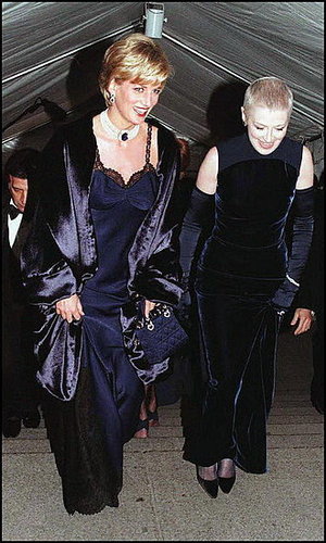 Princess Diana and Liz Tilberis — 1996 Princess Diana and Liz Tilberis — 1996