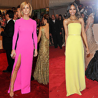 Zoe Saldana and Brooklyn Decker at the Met Gala