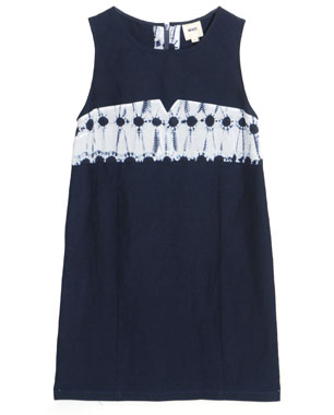 Whit Shibori Run Dot Sleeveless Dress ($375)