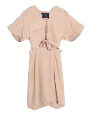 Rachel Comey Tie-Front Silk Picnic Dress ($425)