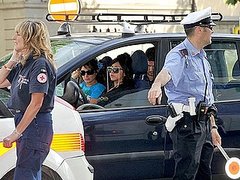 Snooki Hits Police Car Escort in Italy