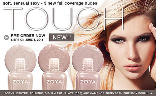 Back to basics: nude colored nails for summer. 