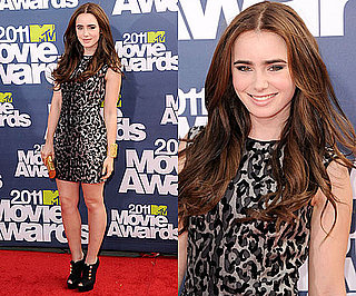 Lily Collins at 2011 MTV Movie Awards